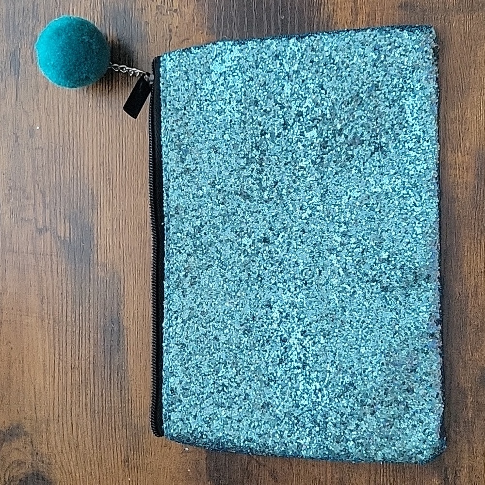 Glitter makeup bag, cosmetics bag